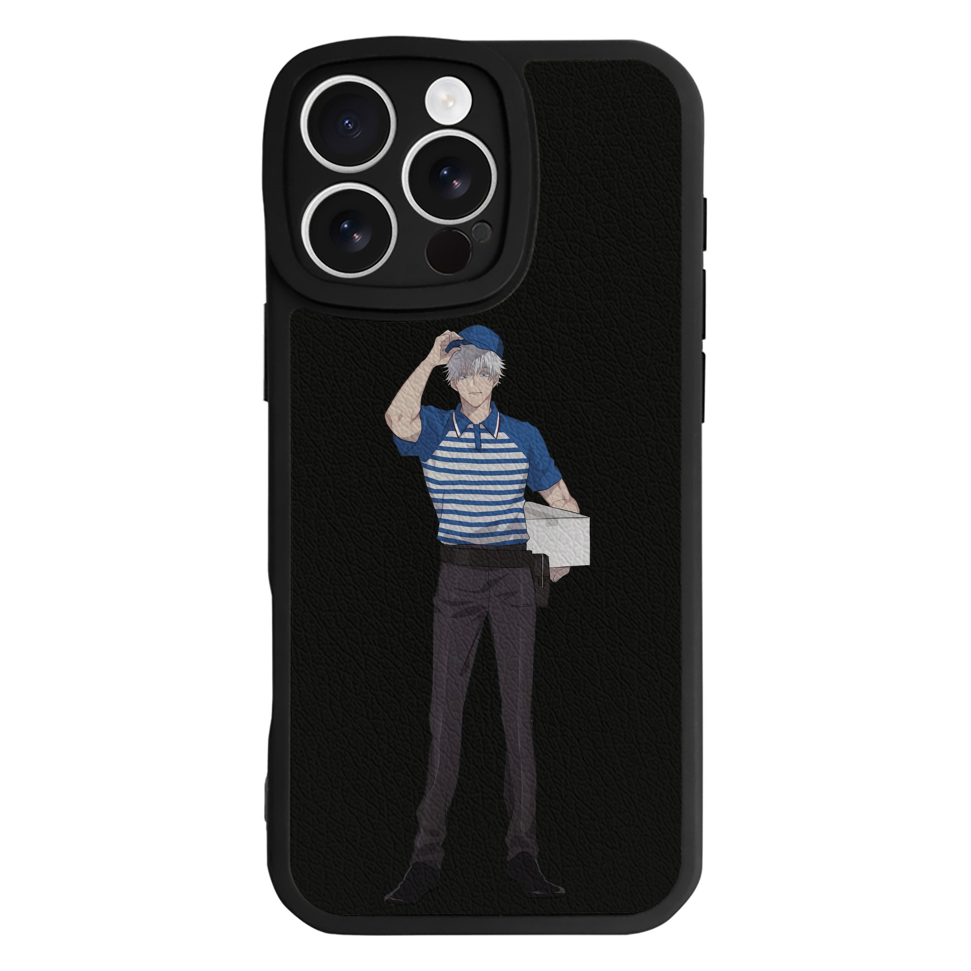 （画像用） 呪術廻戦 Jujutsu Kaisen 【iPhone 16シリーズ対応】シリコンスマホケース（レザー調） 材質：シリコン